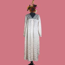 Vintage Christian Dior Light Pink Maxi Nightgown. Size Medium