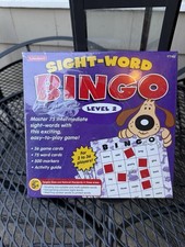 Lakeshore Sight Word Bingo Level 2 36 Game Cards 75 Word Cards - Never Opened