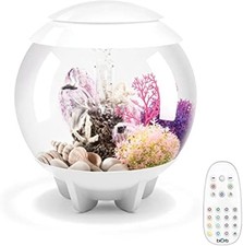 Halo 15 Acrylic 4-Gallon Aquarium W/ Multi-Color Remote-Controlled LED Lights