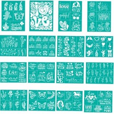 Stencil serigrafato fai da te fiore farfalla riutilizzabile stencil rete autoadesivo