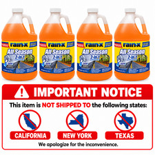 Rain-x 2-in-1 All-season Windshield Washer Fluid 1 Gal 4 Pack