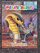 MEANIE BABIES TRADING CARD SPRITZER (sticker?)........................ (DS3D1L3)