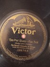 1922 VICTOR 78/The Benson Orchestra of Chicago VG+ Tee Pee & Black Eyed Blues  — photo 1