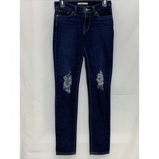 Levi  s 711 Womens Skinny Jeans 28 Distressed NWOT CC