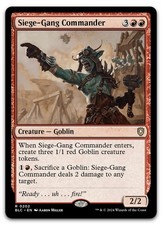Siege-Gang Commander #202 (NM) Bloomburrow BLC Magic MTG