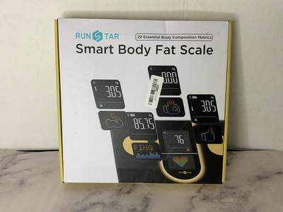 Runstar Smart Body Fat Scale 22 Essential Body Composition Metrics