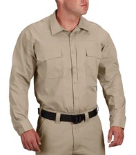 Propper Men's RevTac Shirt - Long Sleeve, Tactical Ripstop, Durable Fabric