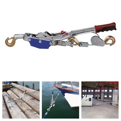 Seilzug mit Ratsche, Hand Power Puller, Seilwinde, Greifzug, Forstseilwinde