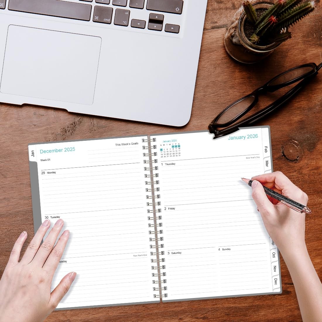 2026 Planner - Weekly and Monthly Calendar Planner from Jan 2026 - Dec 2026, ...