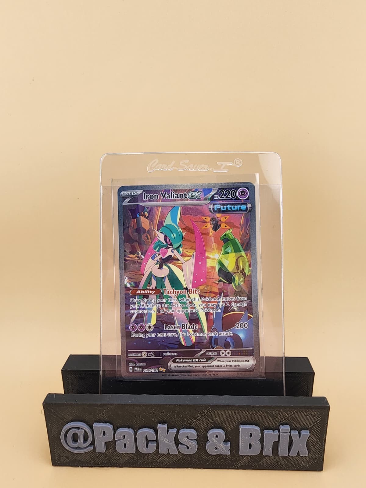 Iron Valiant ex 249/182 SV04: Paradox Rift Holo Near Mint (NM)