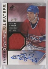 2021 SP Game Used Inked Legendary Sweaters 10/35 Shayne Corson #IS-CO Auto n1u