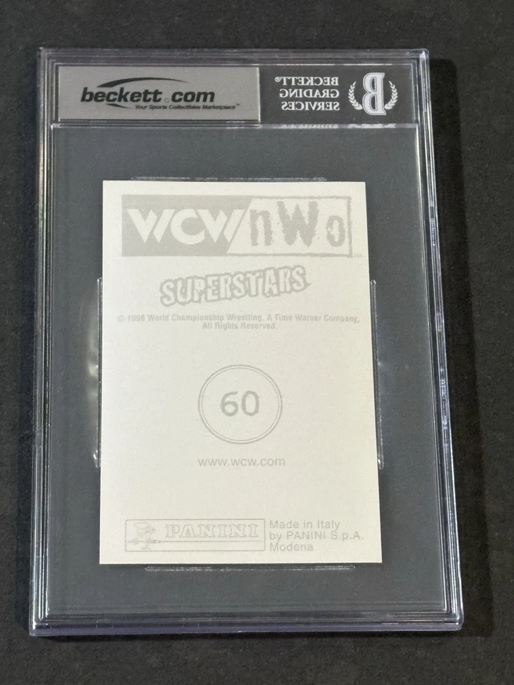 JIM THE ANVIL NEIDHART 1998 PANINI WCW/NWO SIGNED AUTOGRAPHED CARD BAS AUTHENTIC - Image 2 of 2