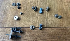 Lot of Vintage Metal Gears & Axles – Erector / Meccano Parts – Assorted Sizes