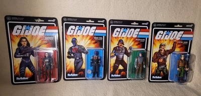 G.I. JOE Lot Of 4 Including Snake Eyes Major Bludd General Hawk Baroness NEW