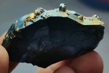 Rutile Crystals Grown On Iridescent Hematite Crystal With Good Luster-Zagi Mount