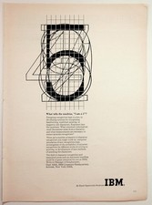 Vintage IBM Ad Character Recognition Computer Technology Ephemera