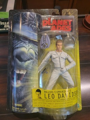 PLANET OF THE APES MAJOR LEO DAVIDSON 6'' ACTION FIGURE 2001 MARK WAHLBERG!