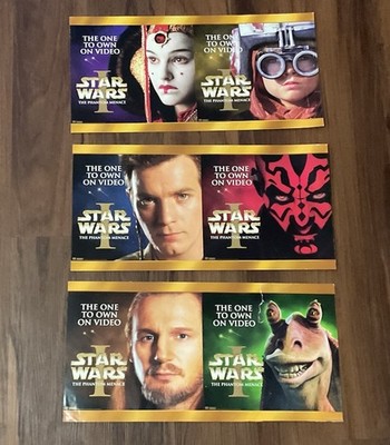 STAR WARS Retail Store DVD Advertising Display 20'' x 30'' UNUSED AS IS 