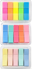 300Pcs Aesthetic Sticky Tabs for Annotating Books, Colorful Transparent Page