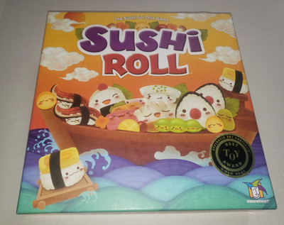 Sushi Go! Dice Game SUSHI ROLL Complete & Unpunched Open & Damaged Box OOP