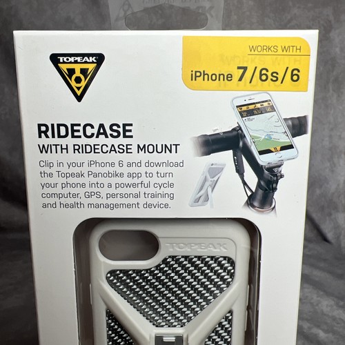 Topeak RideCase con supporto RideCase funziona con iPhone 7 / 6s / 6 - Ciclismo - Foto 2 di 10