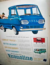 1961 Ford Econoline Pickup Pick-up Large-mag Truck Ad 1961 Ford Econoline Pickup Pick-up Large-mag Truck Ad