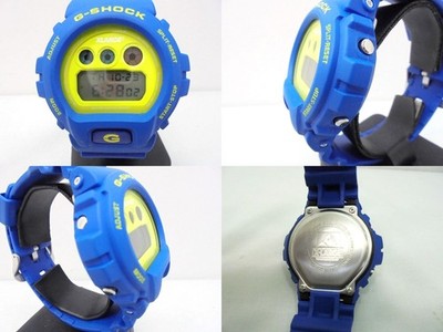 Casio G-shock DW-6900FS X-LARGE Collaboration Yellow Blue Watch | eBay
