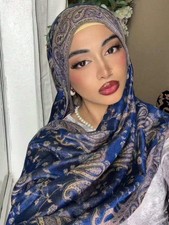 Bohemia Pashmina Hijab Scarf Long Muslim Shawl Female Foulard Soft Turban Head W