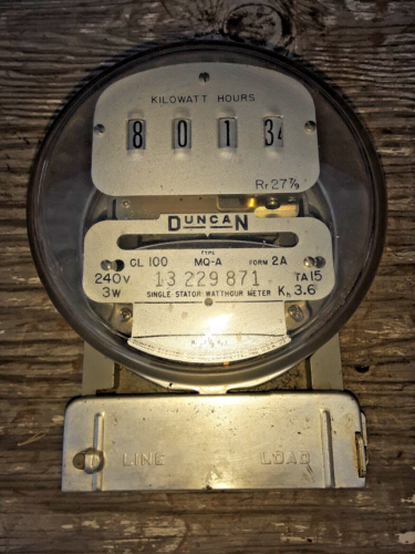 DUNCAN Electric Meter 240 Volt - Afbeelding 1 van 6