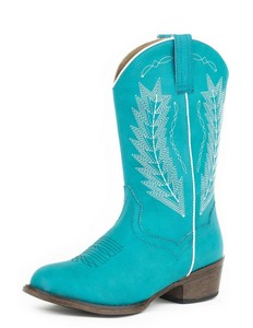 girls teal cowboy boots