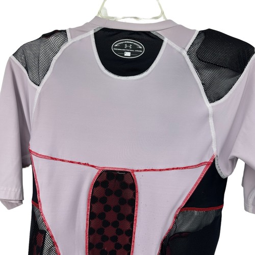Under Armour Heat Gear Perfromance Football Compression Shirt Padded Size Large - Picture 15 of 17