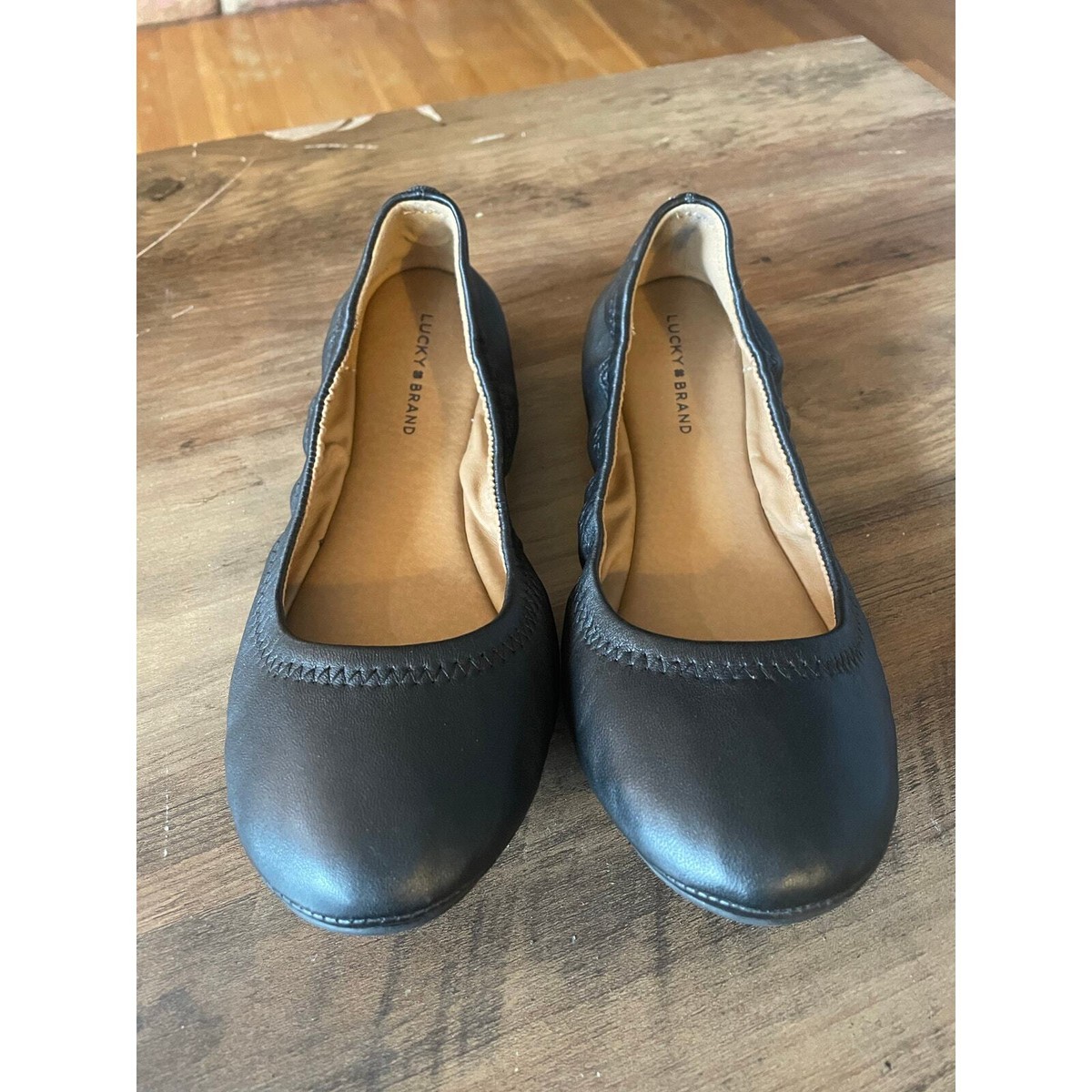 Lucky Brand Black Erin Easy Pack Flat | eBay