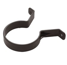 Black Round Guttering & Down Pipe - 114mm Half Round Gutter 65mm Downpipe