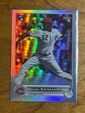 2022 Topps Rainbow Foil Parallel #619 Reiver Sanmartin - Cincinnati Reds