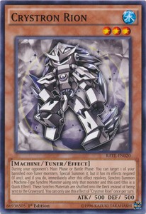 Crystron Rion - RATE-EN020 - Common - 1st Edition x3 - Near Mint