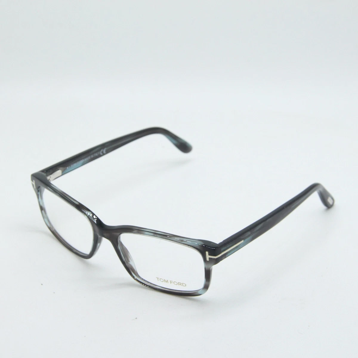 NEW TOM FORD TF 5313 086 GREY HORN AUTHENTIC EYEGLASSES 55-17