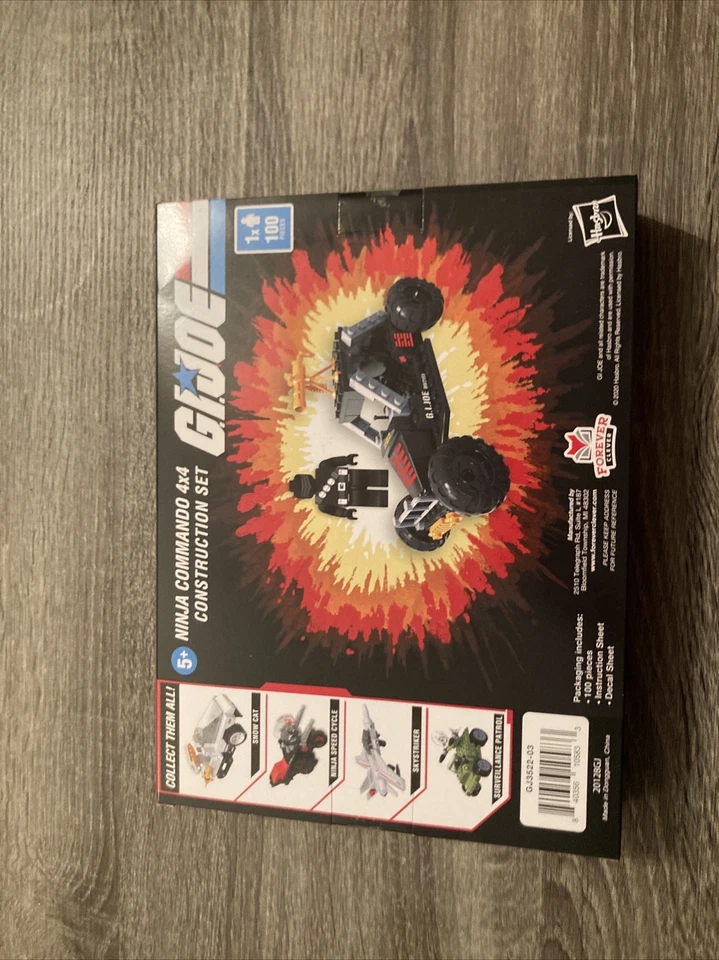 Juego de construcción GI Joe Ninja Commando 4x4 Hasbro 100 piezas 17C Foto 2 de 4