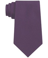  123 Calvin Klein Men S Solid Purple Skinny Neck Tie Classic Silk Necktie 58x3