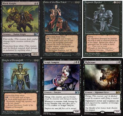 Old School (Mono Black ) Deck - Nightmare - MTG Magic Gathering - 60 cards - NM