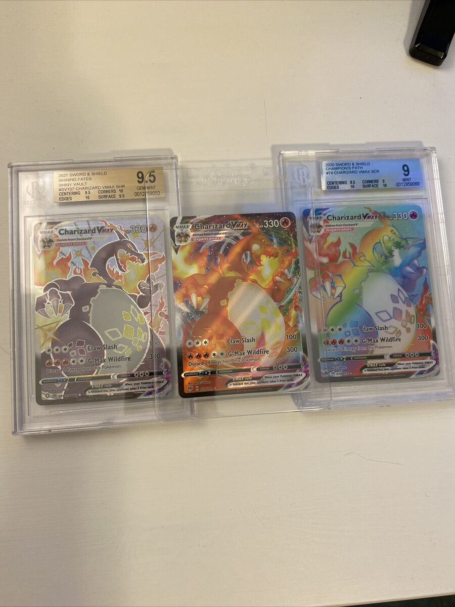 Pokémon TCG Charizard Vmax SV107/SV122 BGS9.5 74/73 BGS 9 Pokémon TCG Charizard Vmax SV107/SV122 BGS9.5 74/73 BGS 9