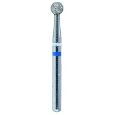 Crosstech FG #801.023 Fine Grit Round Diamond Bur for Zirconia Adjustment, 5/Pk.