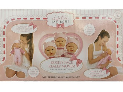 lifelike baby rosie doll