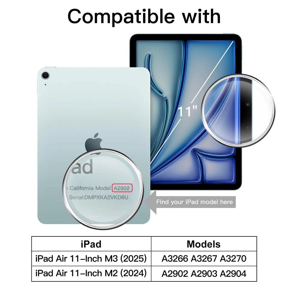 Genuine Speck iPad (Air 11-inch M3 2025/M2 2024) Smart Folio Case Folding Cover - Image 2 of 4