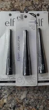 e.l.f. Lot Of 3 EXPERT LIQUID EYELINER # 21706 CHARCOAL ELF NIB