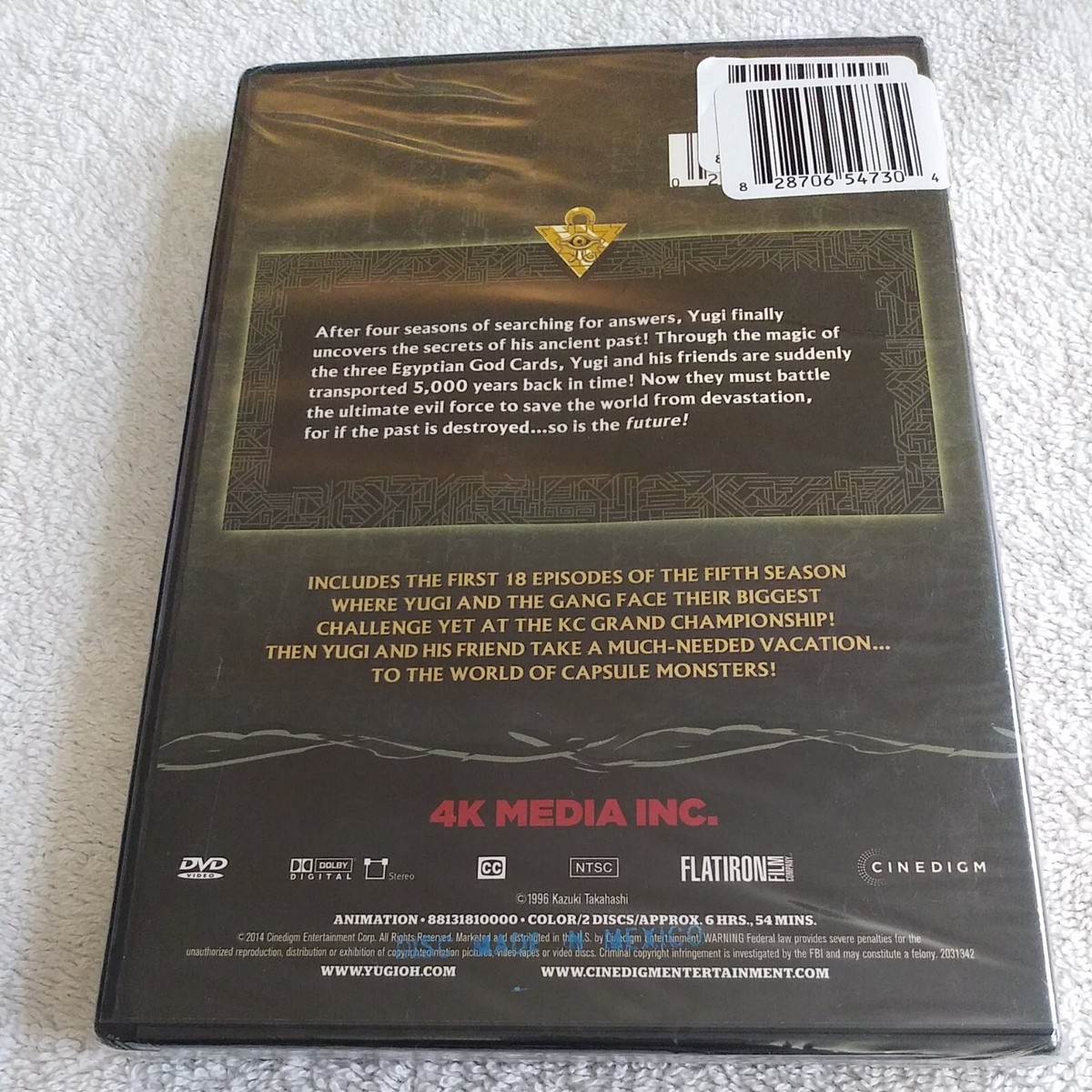Yu-Gi-Oh! Classic: Season 5, Vol. 1 DVD Brand New Sealed Yu-Gi-Oh! Classic: Season 5, Vol. 1 DVD Brand New Sealed