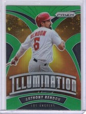 2020 Panini Prizm Illumination Green #12 Anthony Rendon Los Angeles Angels