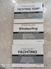 CITIZEN    istruzioni varie  / YACHING TEMP / WINDSURFING /  YACHTING /