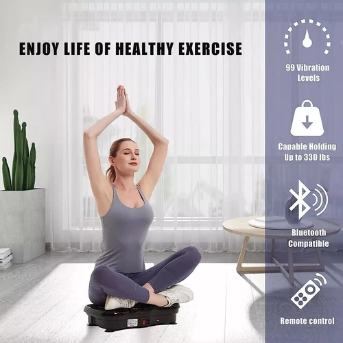 Vibration Plate Exercise Machine Whole Body Workout Massager Fitness Machine - Picture 37 of 42
