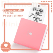 Phomemo M02 Thermal Inkless Sticker Paper Pocket Portable Handheld Small Printer
