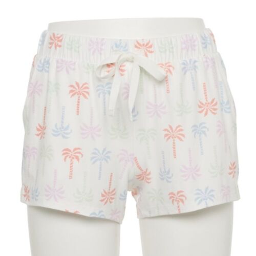 SO XXL palm tree. pajama shorts with pockets drawstring waist